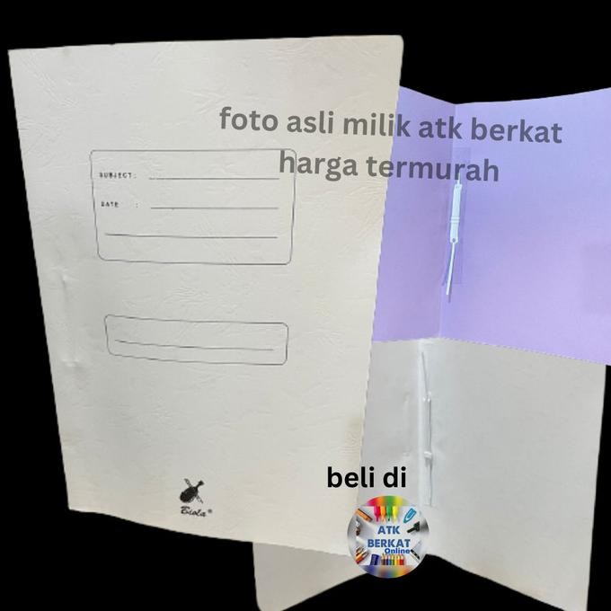 

MAP FOLDER KERTAS STOPMAP BIOLA 5001 SNEL HECTER WARNA PUTIH UNGU STOK TERBATAS
