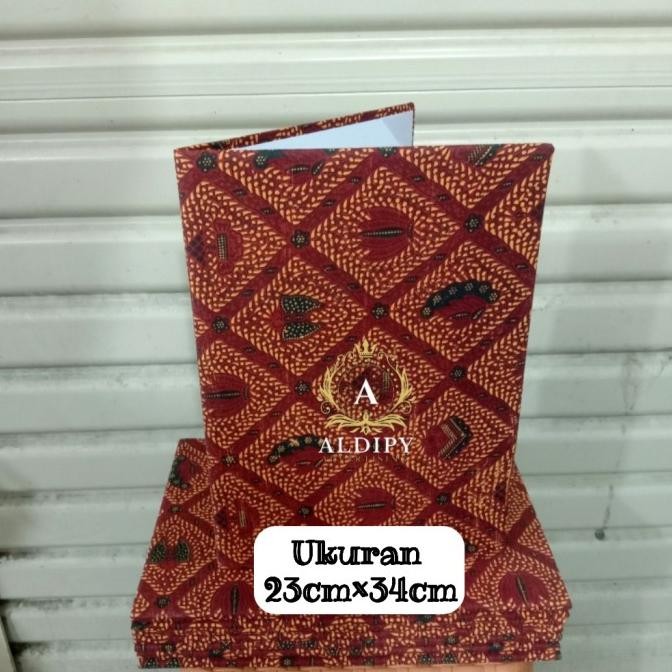 

MAP BATIK POLOS UPACARA UKURAN F4(23CM34CM) BERKUALITAS STOK TERBATAS