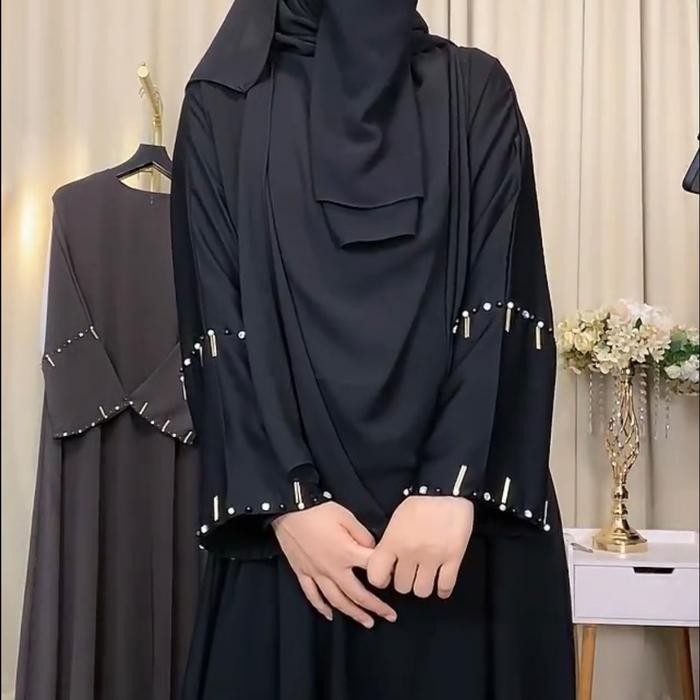 Maryamzali_Halimah (Abaya Saja) Abaya Payet Lebaran