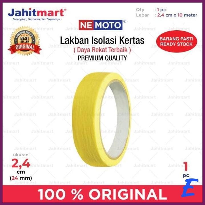 

| JH | LAKBAN ISOLASI KERTAS MERK NEMOTO