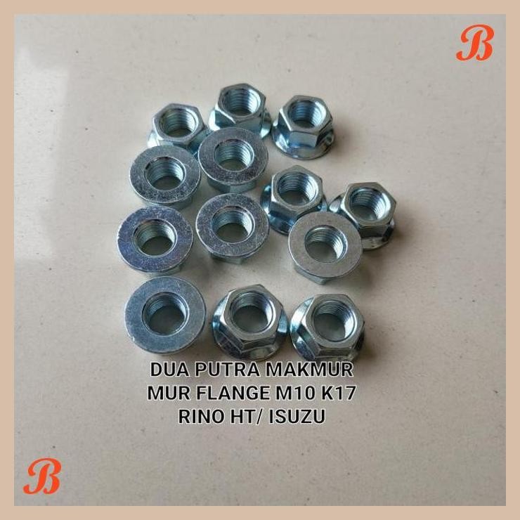 [DPM] MUR FLANGE M10 KUNCI 17 MUR FLANGE NUT RINO HT ISUZU 1PC