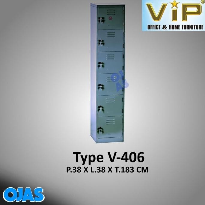 

TERBARU - Lemari arsip besi loker 6 PINTU VIP V-406