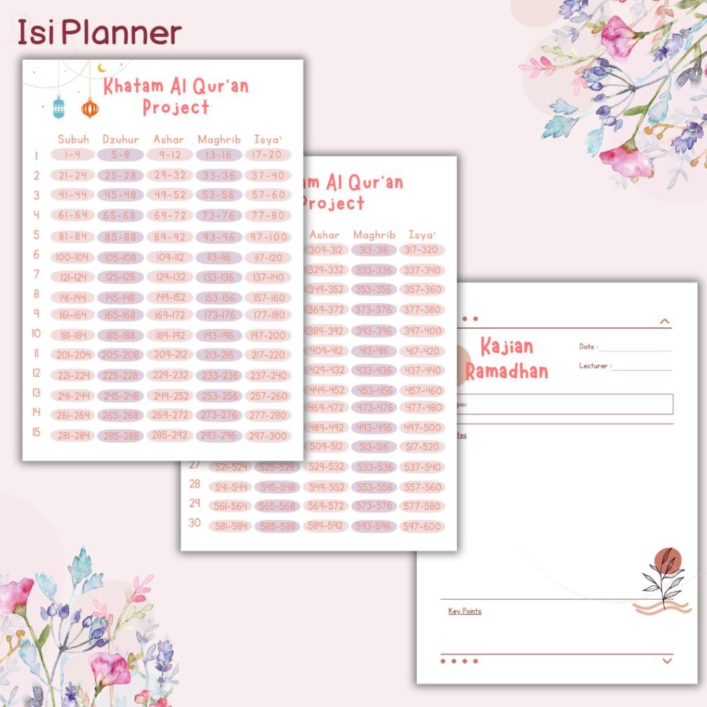 

COD [RP 1.0] Agenda Ramadhan | Notebook | Loose Leaf Ramadhan Daily Planner - RANDOM untuk Al Qur'an & Al Ma'Tsurat ht-12