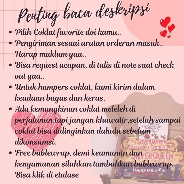 

COD Hampers Coklat Valentine/Kado Ulangtahun/Kado Anniversary in-13