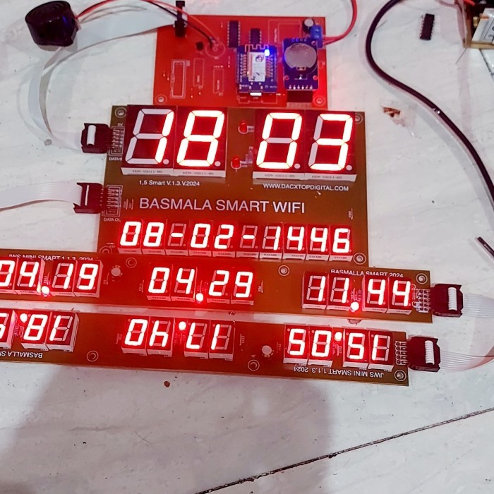 TERBARU kit /modul jadwal sholat digital jam digital 1,5 inch