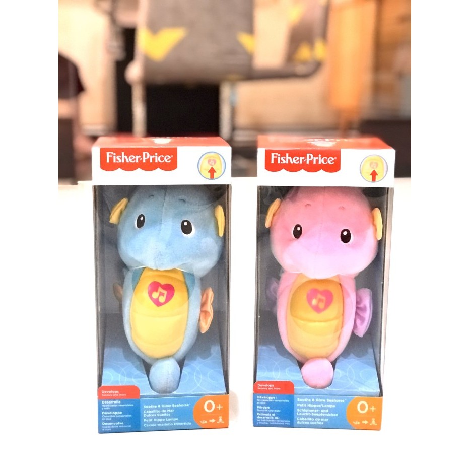Khusus Grab! Termurah!! Fisher Price Soothe & Glow Seahorse Original Fp