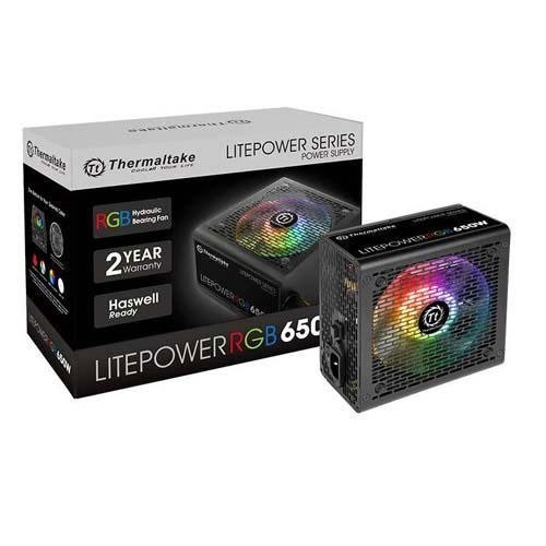 PSU ThermalTake LitePower 650W RGB - Power Supply 650Watt RGB