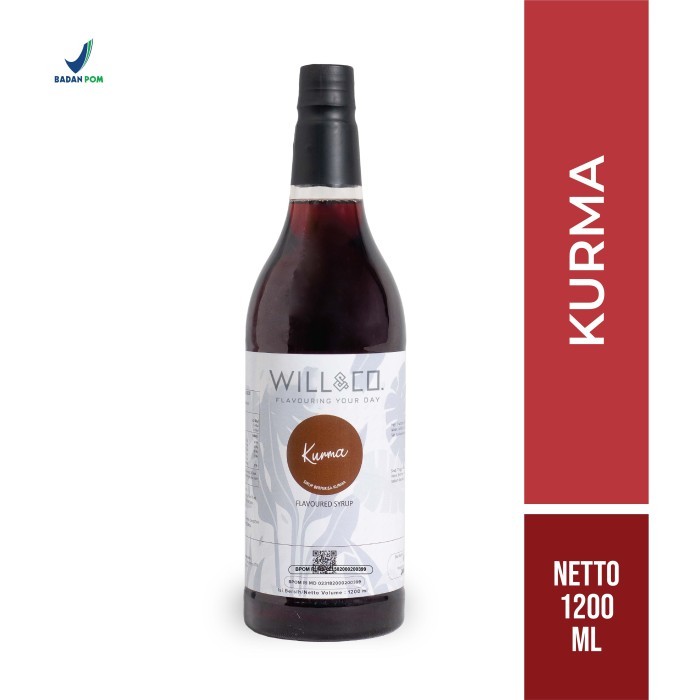 

Will&Co Sirup kurma 1.2 Liter - palm fruit flavour