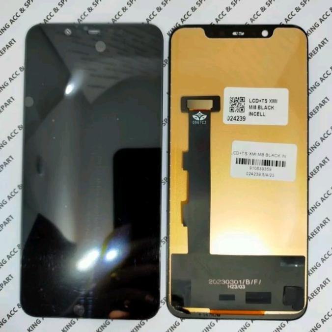 LCD TOUCHSCREEN XIAOMI MI8 MI 8 ORIGINAL Terlaris