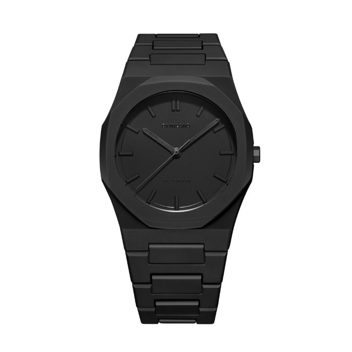 TERBARU Jam Tangan Pria D1 Milano Polycarbon 2019 Watch Total Black PCBJ10