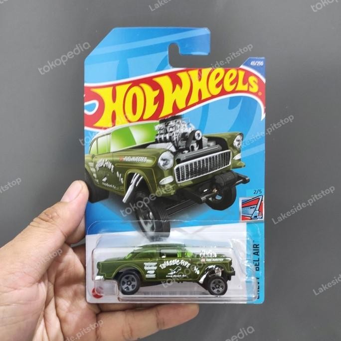 Hot Wheels Chevy Bel Air Gasser Hijau Triassic Five