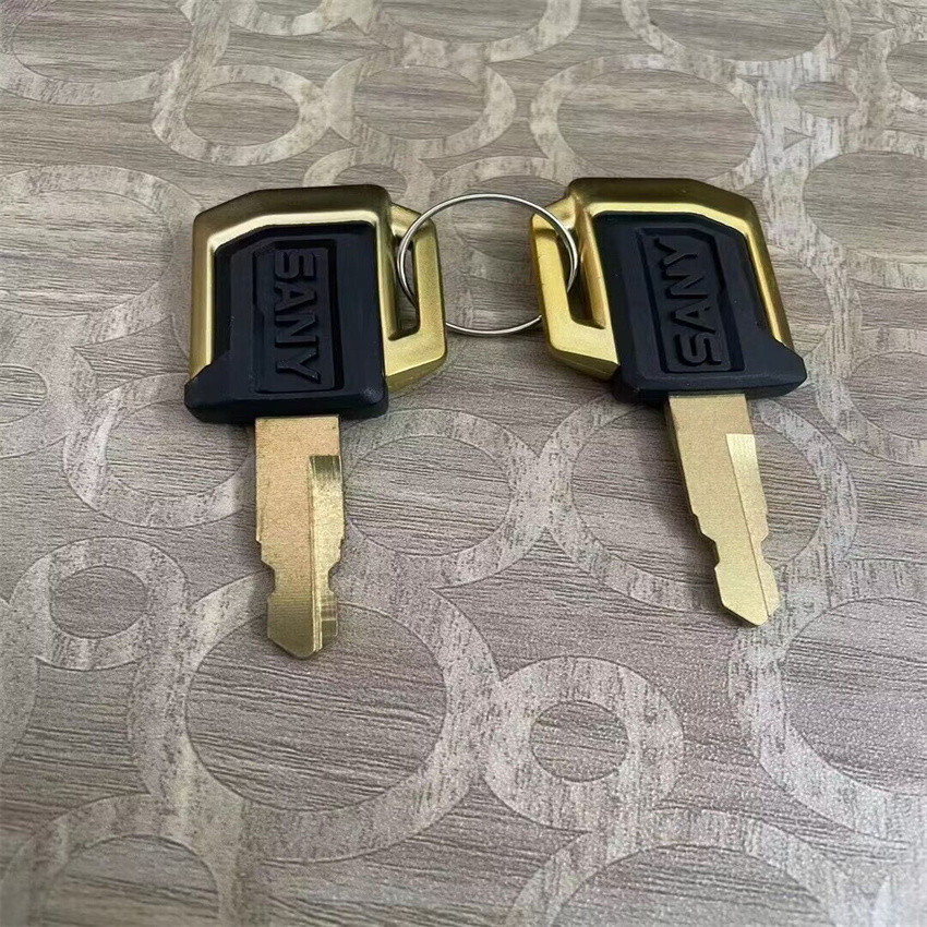 VISCO Sany 55 60 75 135 215 Sany Excavator Original New Tuhao Gold Key Open Door Ignition Key