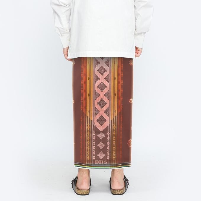 Spesial Sarung Bhs Classic Gold Motif C48 Jgf Coklat 02
