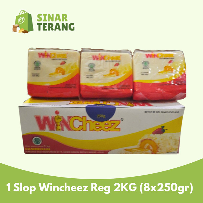 

Keju wincheez isi 8 x 250 gram , cheese cheddar blok 250gr box