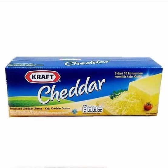 

KRAFT CHEDDAR 2KG KEJU BLOK TERBAIK UNTUK SEMUA MAKANAN HARGA MURAH