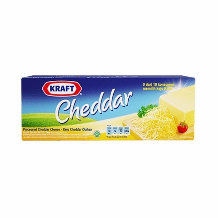 

KRAFT CHEDDAR 2KG - Kraft Keju Cheddar
