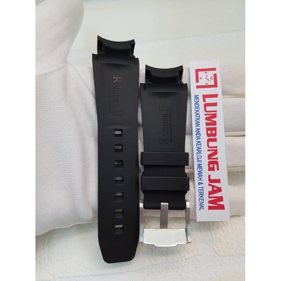 ROLEX RUBBER B BLACK LINE STRAP (SEA DWELLER DEEP SEA) Terlaris