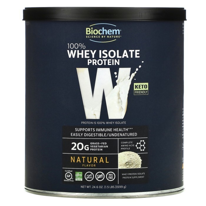 

Biochem 100% Whey Isolate Protein Natural 699g