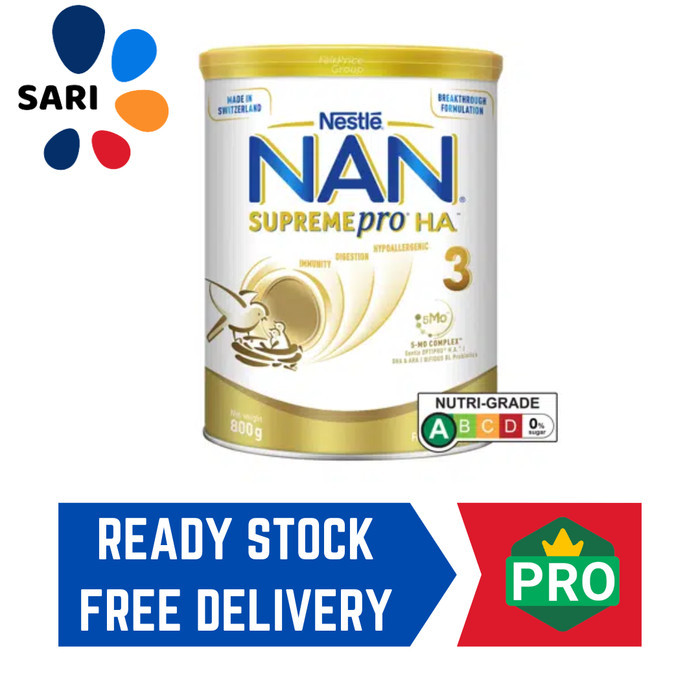 

Nestle Nan Supremepro H.A Milk Formula - Stage 3 800g