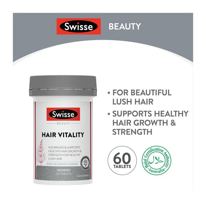 

Swisse Beauty Hair Vitality 60 Tabs 60 per pack