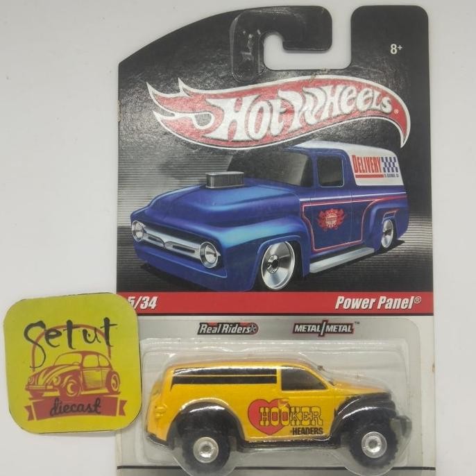 HOT WHEELS HOTWHEELS DELIVERY POWER PANEL BAN KARET KUNING YELLOW