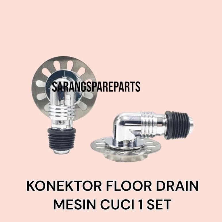 KONEKTOR FLOOR DRAIN MESIN CUCI 1 SET / ALAT PEMBUANG AIR MESIN CUCI KE SALURAN PEMBUANGAN AIR / PEM