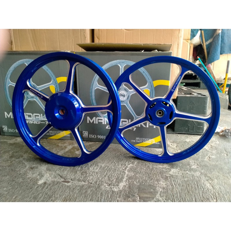 VELG RACING POWER MANDALIKA PALANG 5 140/160 RING 17 SET DEPAN BELAKANG PNP 140 160 RING17 BINTANG