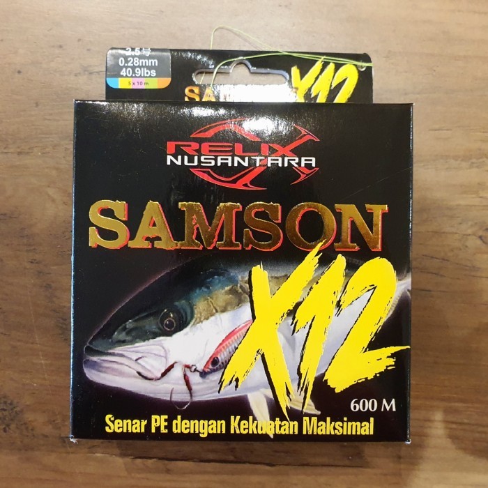 Senar PE Samson X12-600m Pe.2,5 Relix Nusantara