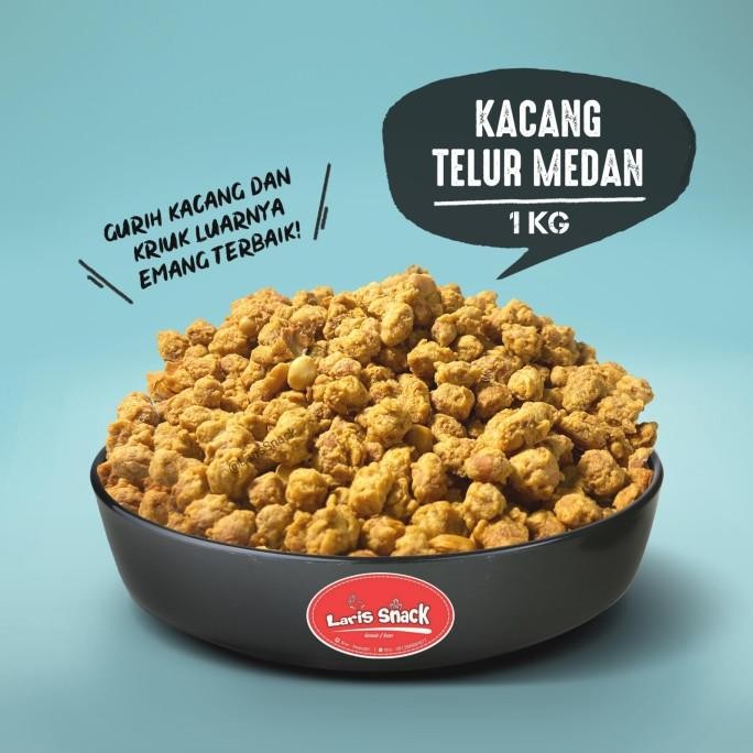 

KACANG TELUR MEDAN SATELIT PALAPA GURIH RENYAH SNACK KILOAN 1000GR