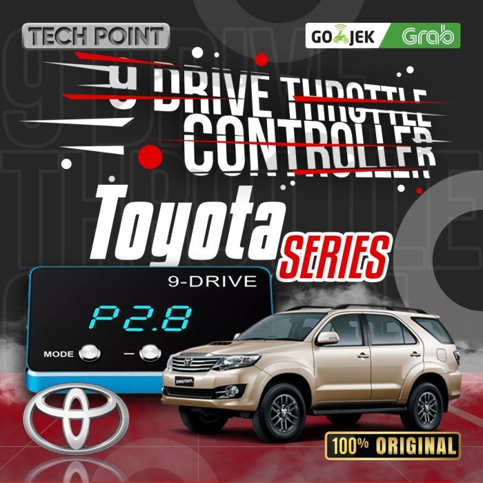 9 Drive Toyota Fortuner 2004-2015 Piggyback 9-Drive Throttle Control