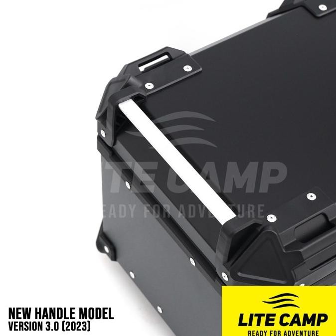 Top box motor Lite Camp 45L aluminium / Box motor pannier Terlaris