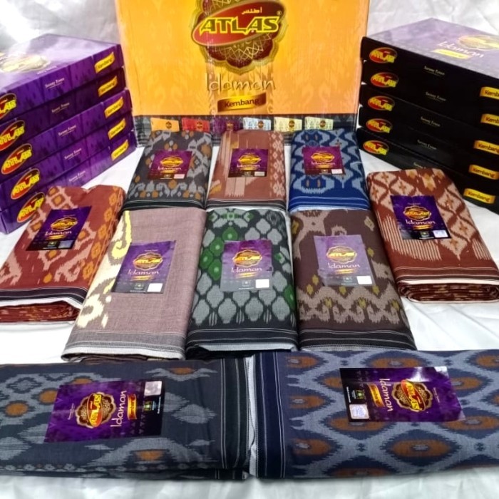 sarung atlas idaman kembang tulip