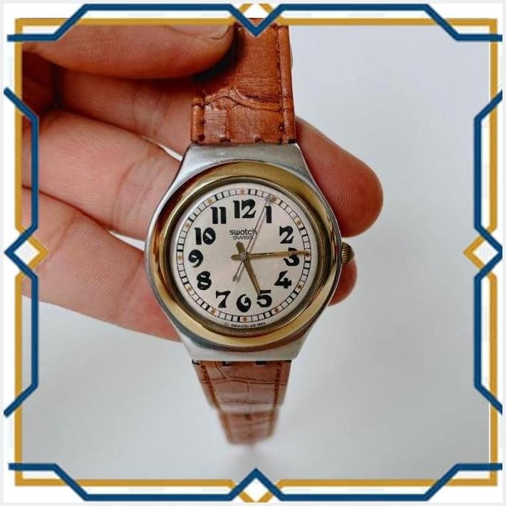 [ATM] JAM TANGAN SWATCH IRONY RED JACK 1994 VINTAGE RARE SECOND ORIGINAL