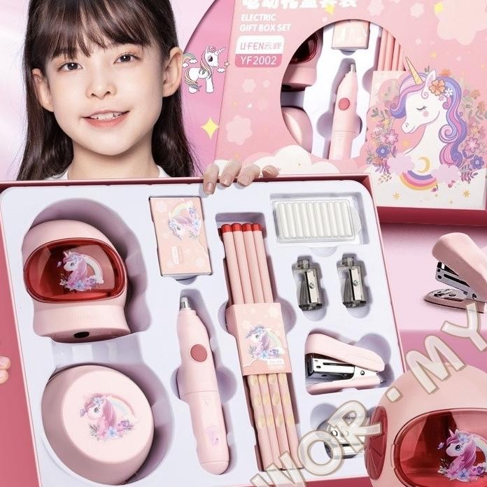 

WorMy Electric Tationery Et Et Alat Tuli Eletroni Rautan Ghapu Vacuum Cil 11 In 1Et Alat Tuli Eletroni Belajar Ana Perempuan Ado