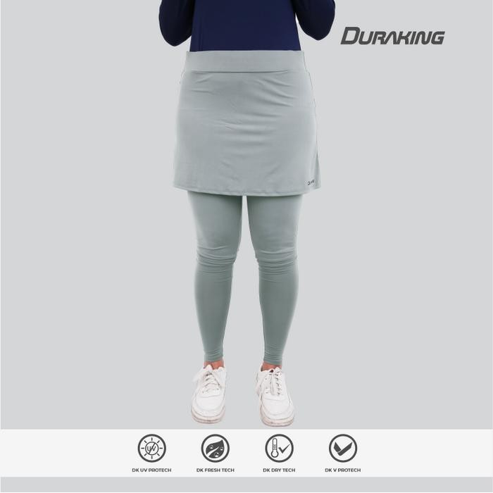 Duraking Legging Rok Hijab Sports Wanita Celana Outdoor Indoor Olahraga Gym Lari Asli 100%