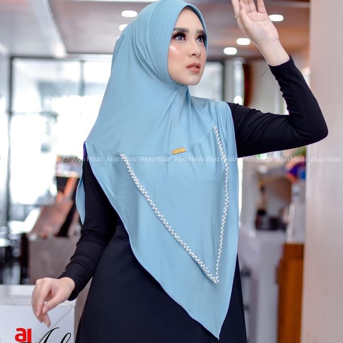 BEST SELLER DEWISA SHOP- HIJAB SEMI JUMBO PAYET PED ANTEM KANZA ORI ALYA HIJAB JERSY INSTAN MUSLIM