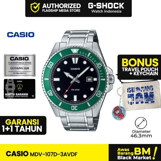 Casio General MDV-107D-3AVDF MDV-107D MDV-107 MDV107D MDV 107D