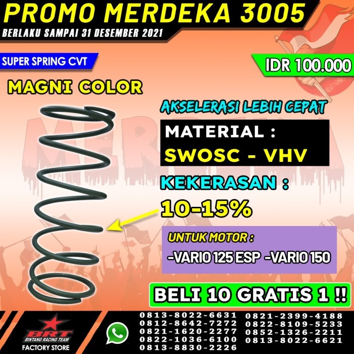 Per Cvt / Cvt Spring Vario 125 /Vario 150 Esp Brt