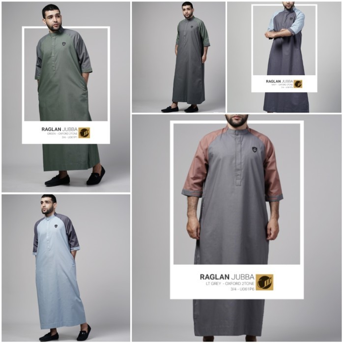 Jubah Samase Gamis Pria Samase Jubah Raglan Lengan 3/4 {TerlarisBest Seller}