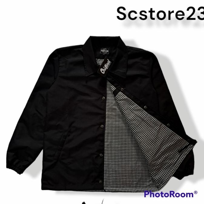 JAKET COACH POLOS JUMBO PRIA WANITA TERBARU/JAKET PARASUT UNISEX