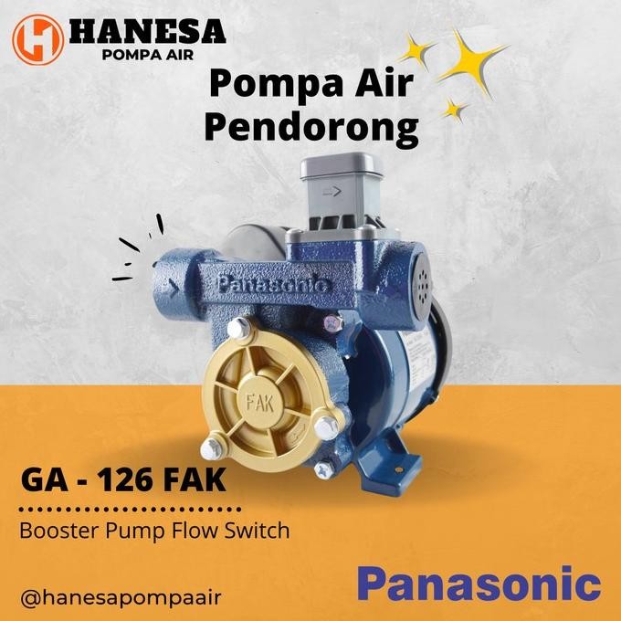 TERBARU - Panasonic GA 126 FAK Pompa Pendorong Otomatis