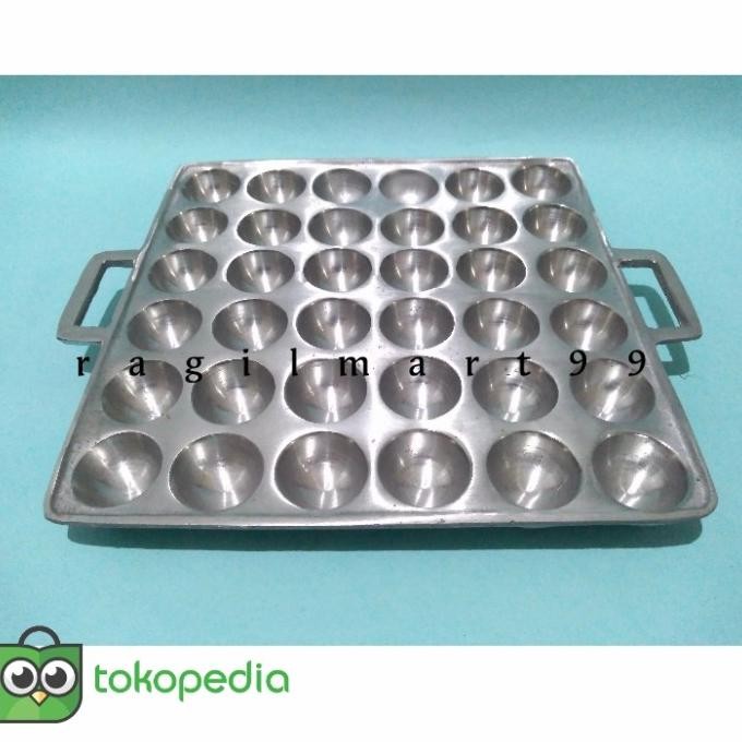 Wajan / Loyang Pentol Goreng, Sate Telur Puyuh & Pentol Korea Isi 36