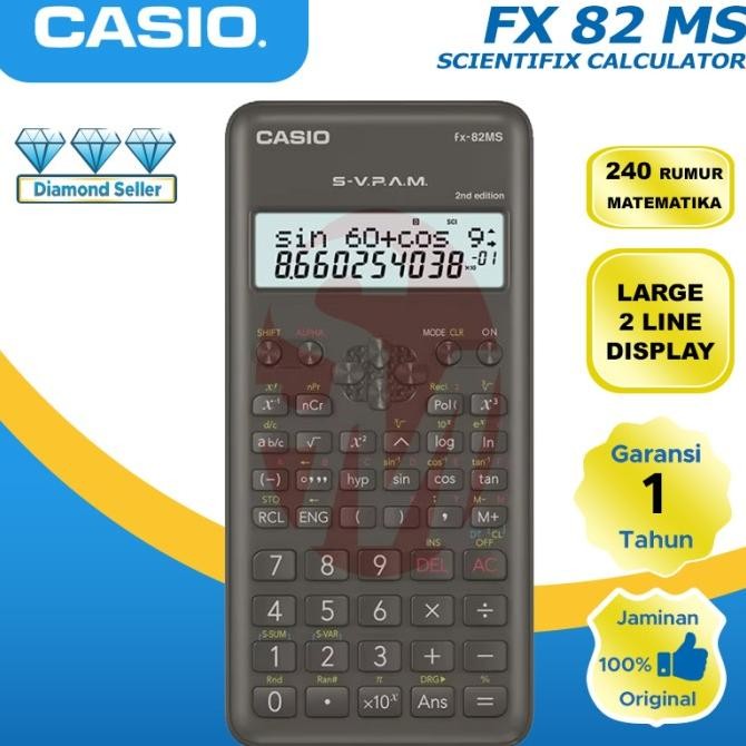 

Calculator Scientifik CASIO FX 82 MS
