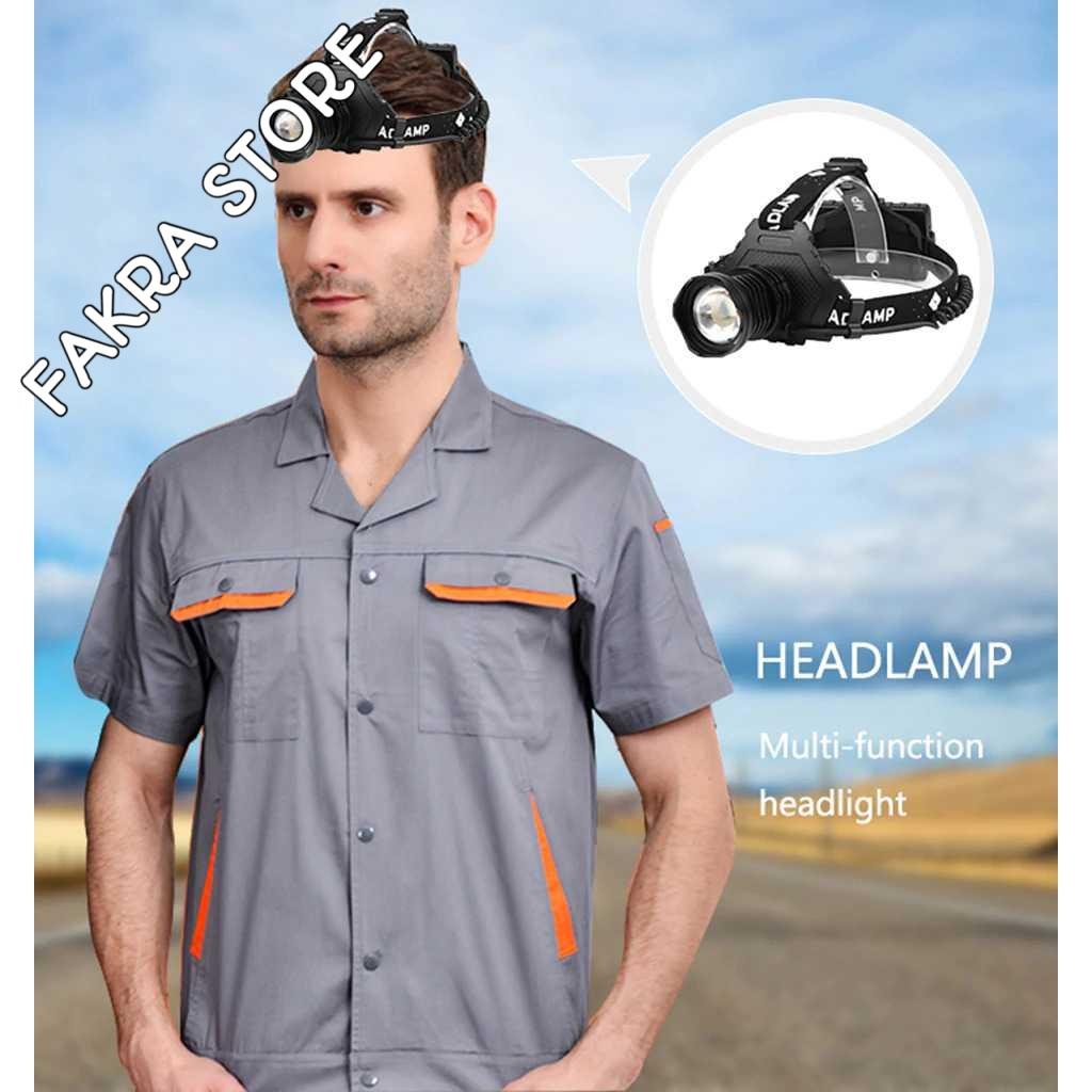 Litwod Senter Headlamp LED XHP70 1000 Lumens - P70 Original Termurah