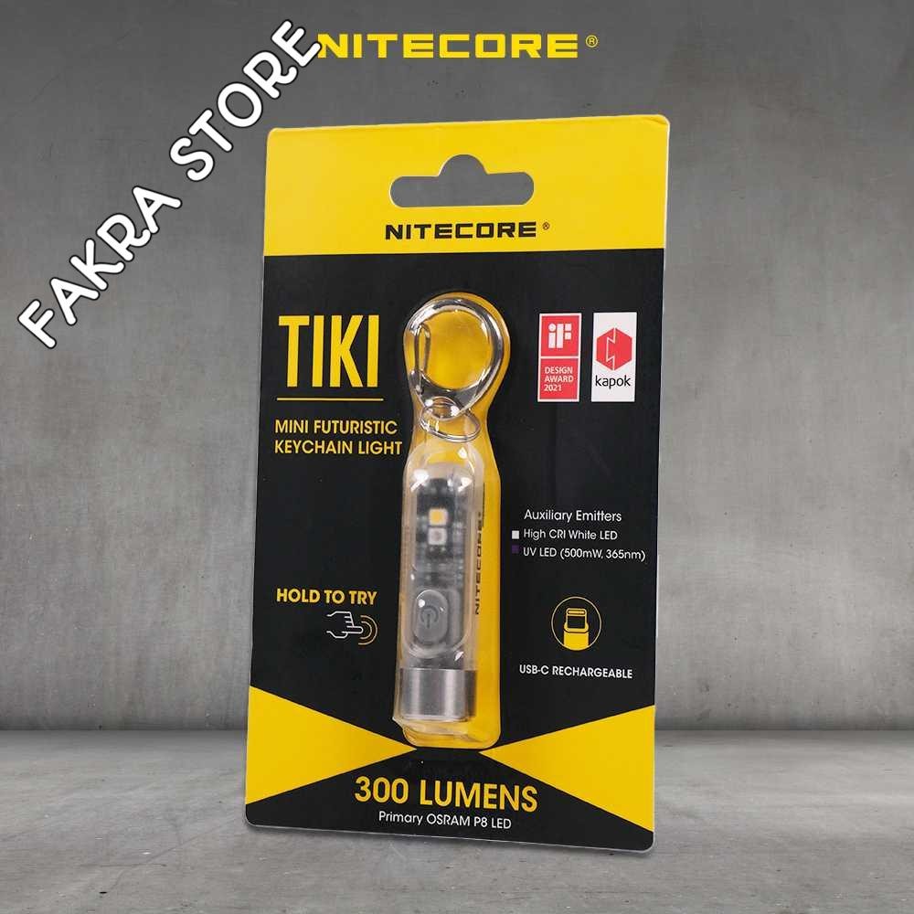 NITECORE TIKI Mini Senter OSRAM P8 LED 300 Lumens Original Termurah