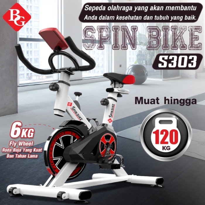 TERLARIS HTD SPORT SEPEDA STATIS SPIN BIKE SEPEDA STATIS SEPEDA CARDIO S303/S290 MURAH MURAH