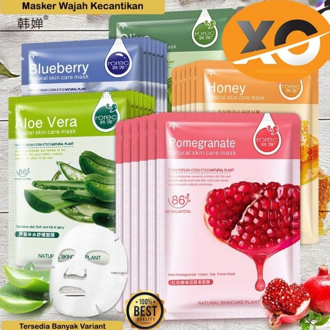 Masker Wajah Korea Aloe Vera Mask Sheet Original Kecantikan Beauty Oil