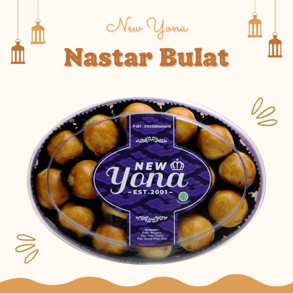 

New Yona Cookies Kue Lebaran Kue Kering Free Bubble Wrap (Nastar, Putri Salju, Sagu Keju, Kastangel, Lidah Kucing)