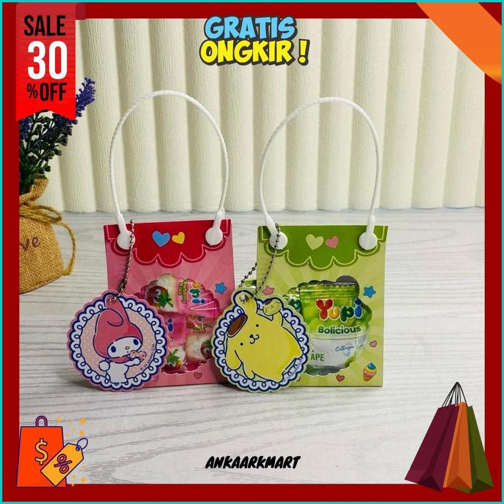 

20 Pcs Parcel Mini Sanrio - Parcel Mini Lebaran - Amplop Lebaran Estetik Siap Kirim