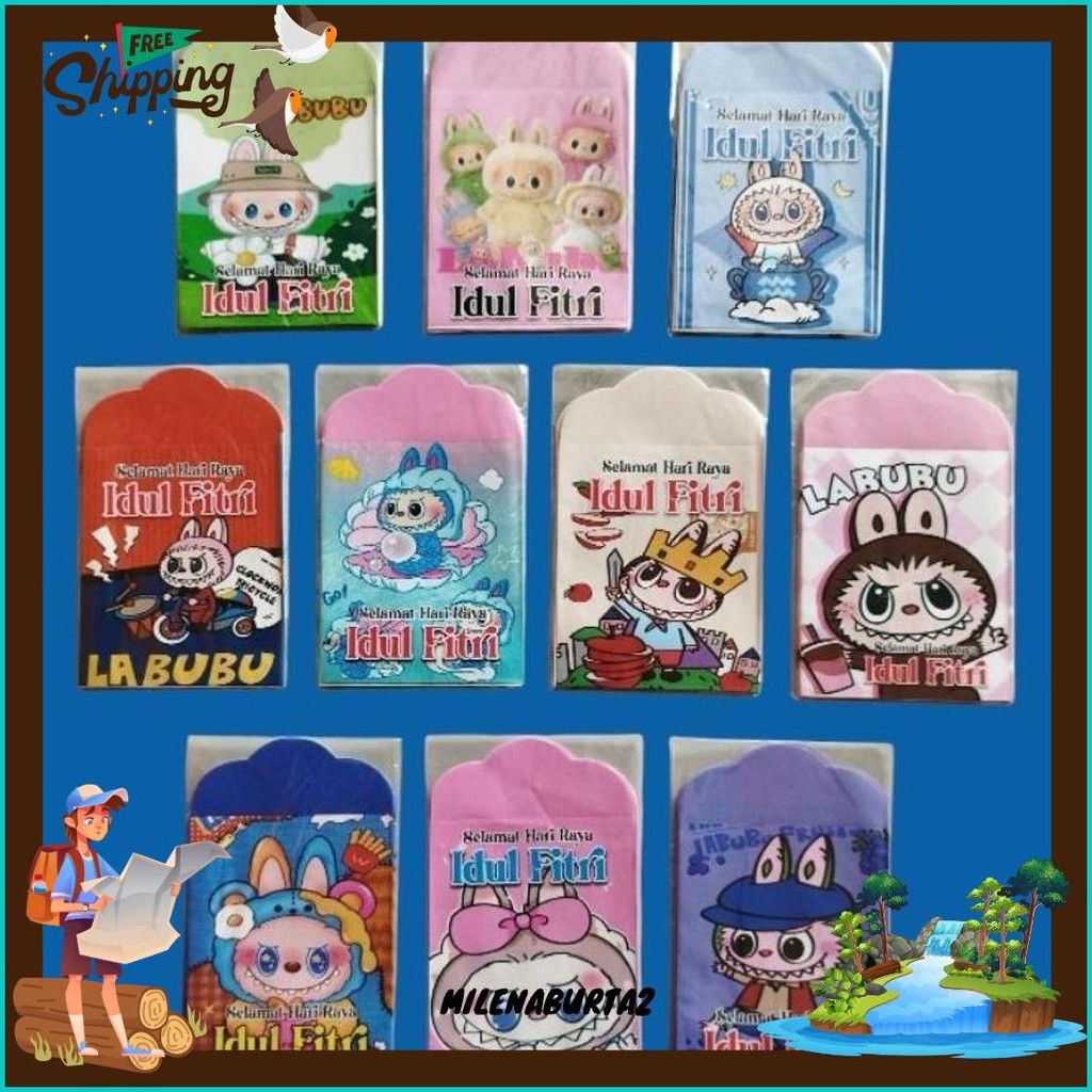 

Amplop Lebaran Medium Siap Pakai 1Pack Isi 10Pcs Cod